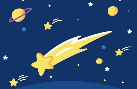 Комета рисунок