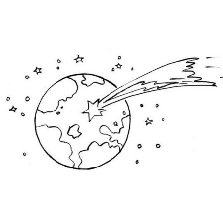 Комета детские рисунки