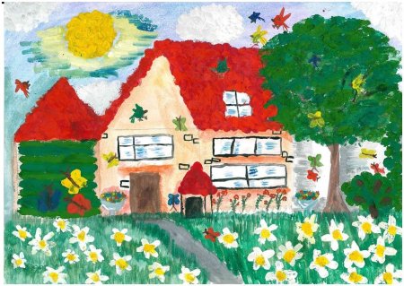 Домик для рисования