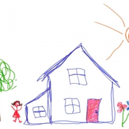 Домик рисунок