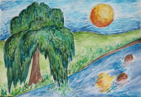 Рисунок на тему красота воды