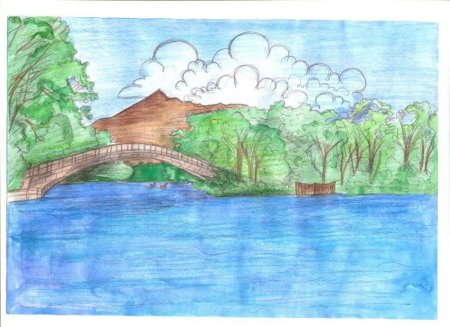 Рисунок на тему красота воды