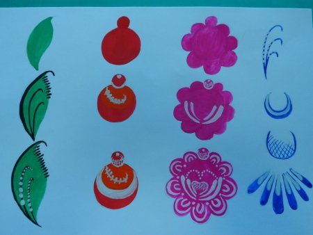 Городецкая роспись Теневкка