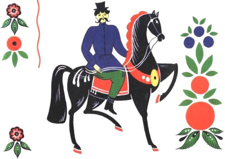 Городецкая роспись старшая группа посуда