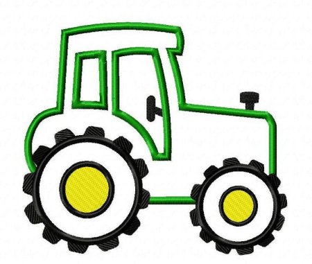 Трактор John Deere векторный