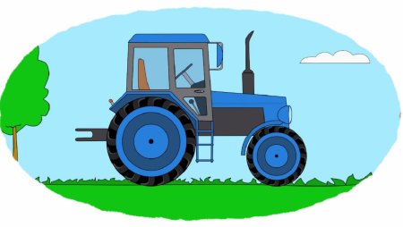 Детский рисунок трактор (52 фото)