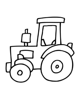 Трактор рисунок для детей