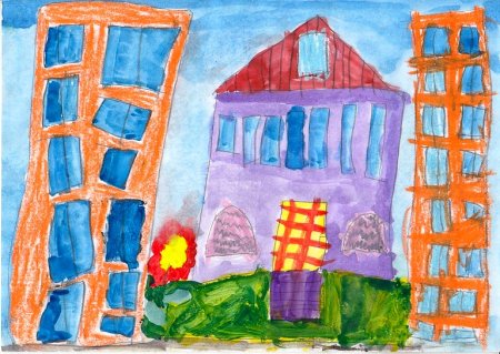 Мой дом детский рисунок (54 фото)
