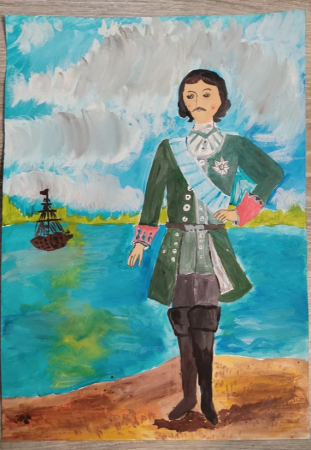 Детские рисунки Петра 1