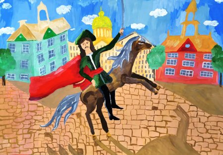 Петр первый глазами детей