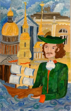 Детские рисунки Петра 1