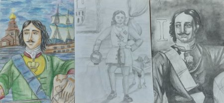 Детские рисунки Петра 1