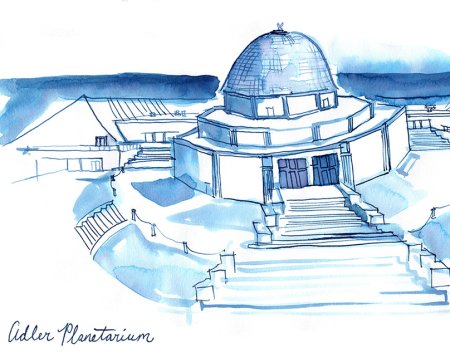 Планетарий рисунок