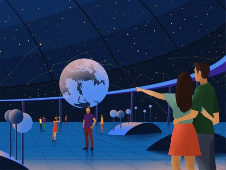 Мультяшный планетарий