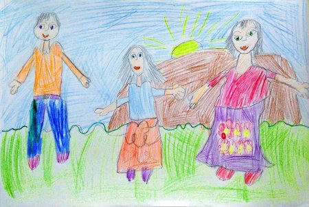 Портрет мама детские