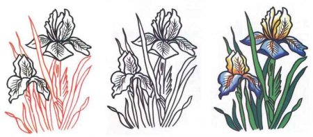 Карточки цветов для детей с названиями