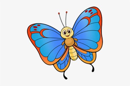 Детские рисунки бабочек