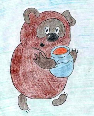 Винни пух для рисования