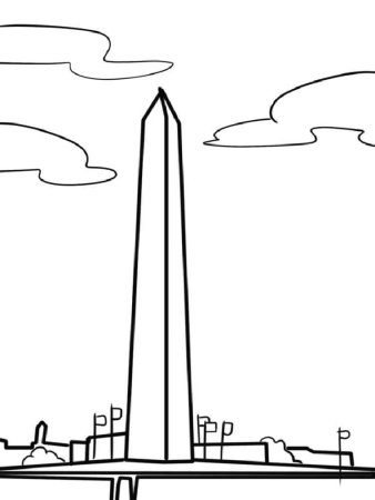 Памятник раскраска