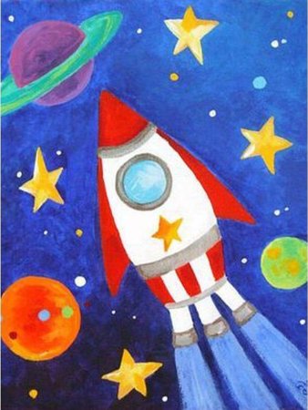 Рисунок на тему космос