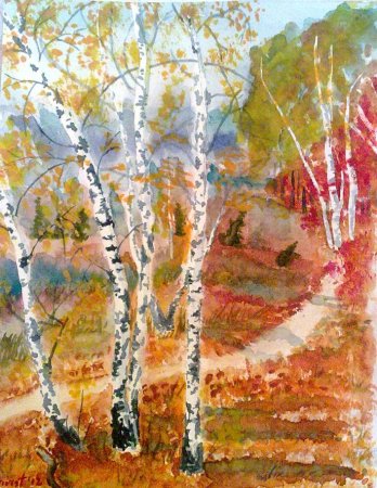 Поделки из листьев березы