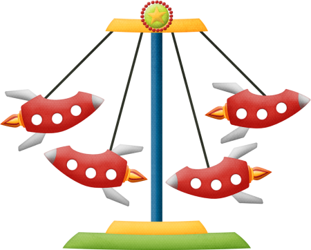 Карусель мультяшная