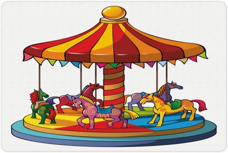 Карусель мультяшная