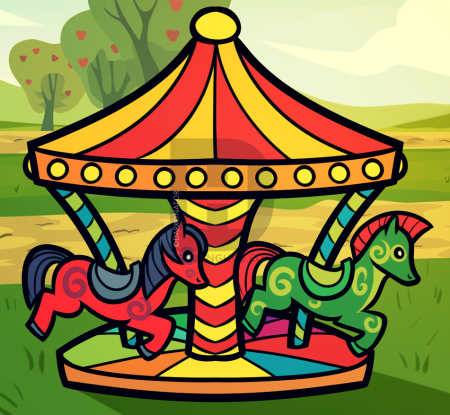 Веселая Карусель рисунок