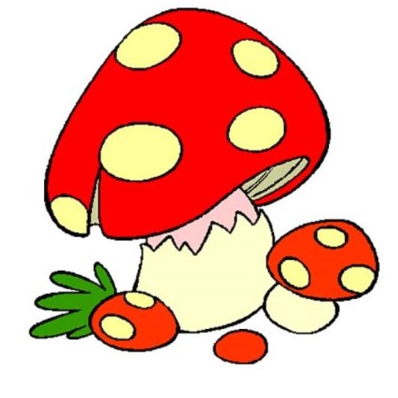 Мухомор картинка для детей