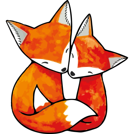 Лисенок рисунок