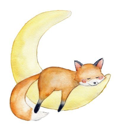 Лисенок рисунок