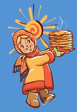 Масленица рисунок