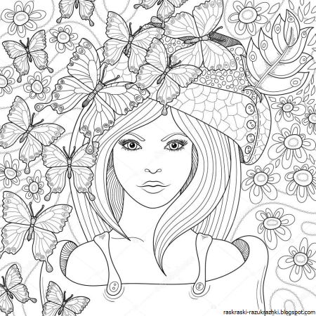 Раскраски девушки