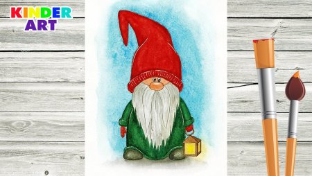 Гном рисунок