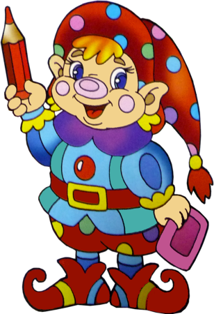 Новогодний Гном рисунок