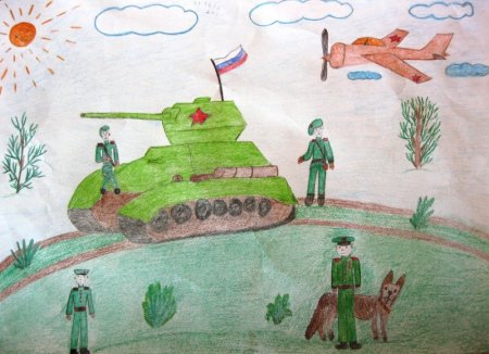 Военные рисунки