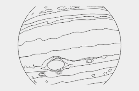 Венера рисунок планеты