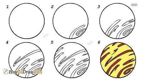 Планета Венера раскраска