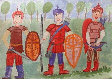 Древнерусские воины-защитники. (1-Й из 1 ч.)