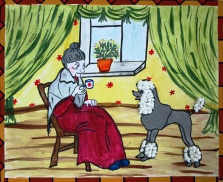 Кошкин дом Маршак иллюстрации пожар