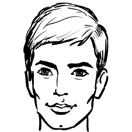 Брэд Питт карандашом поэтапно