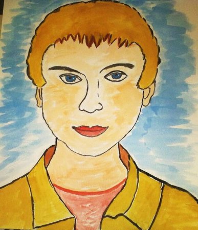 Зак Эфрон рисунок карандашом