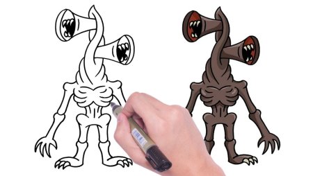 Нарисовать сирена голового