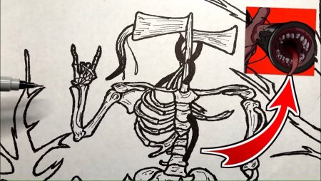 Качок сиреноголовый раскраска