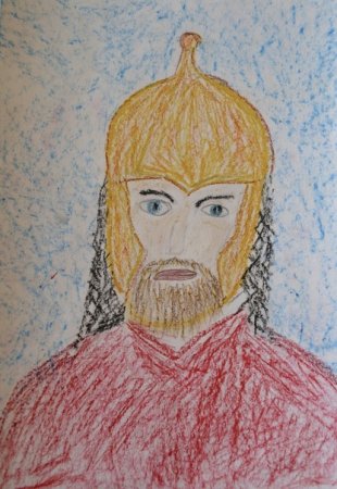 Портрет Александра Невского детский