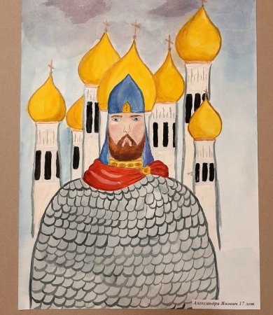 Русь Александра Невского рисунок