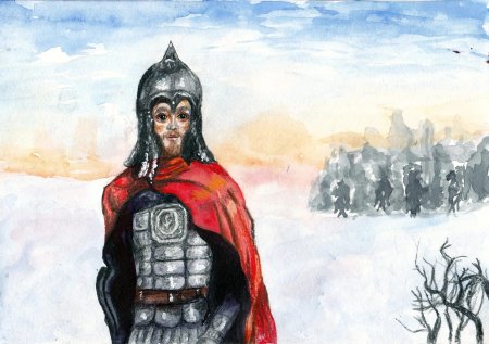 Александр Невский рисунок 2 класс