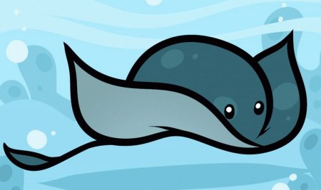 Скат раскраска