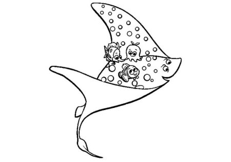 Как нарисовать ската