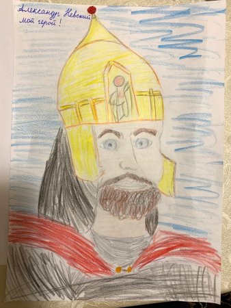 Александр Невский защитник земли русской рисунки